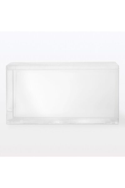 Muji Stocker for Adding Polypropylene, Approx. W 18 x D 40 x H 21 cm