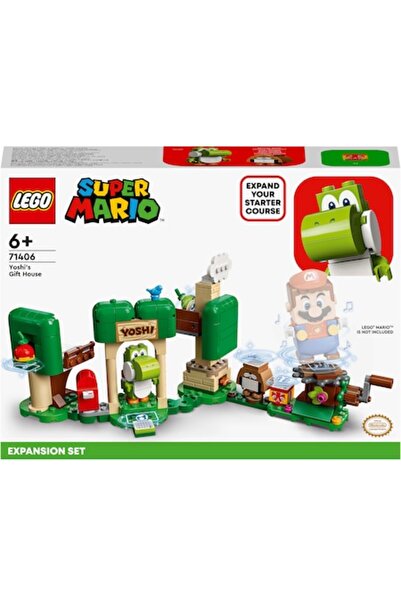 LEGO Super Mario – Set de expansiune Casa de cadouri a lui Yoshi 71406, 246 d...