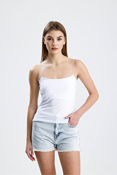 de zuzuu fashion Çift Askılı İpli Atlet