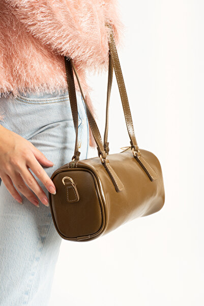 Çanta Trend Oil Green Women's Hand and Shoulder Bag