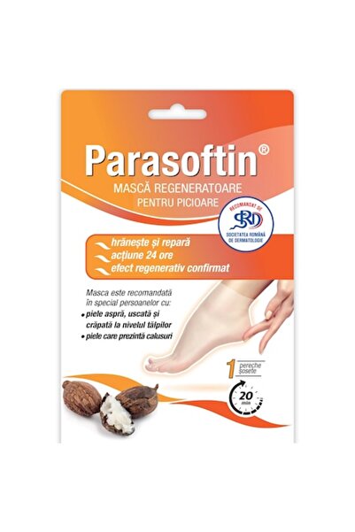 Zdrovit Mască regeneratoare pentru picioare Parasoftin -