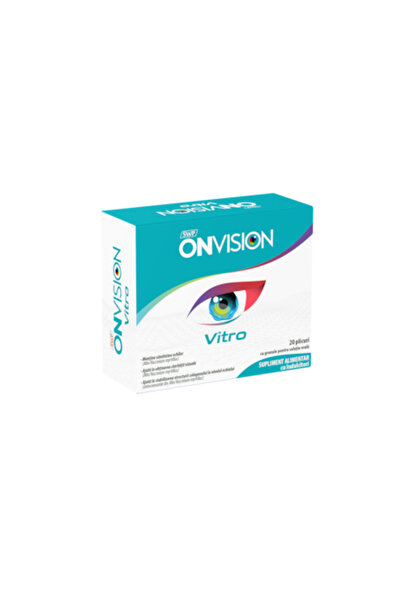 SUN WAVE PHARMA Onvision Vitro (Sun Wave Pharma) - Luteină, Zeaxantină, Vitamina A, Zinc, Vitamina C, 20 pliculețe
