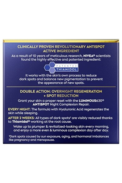 NIVEA Luminous Night Cream, 50 ml