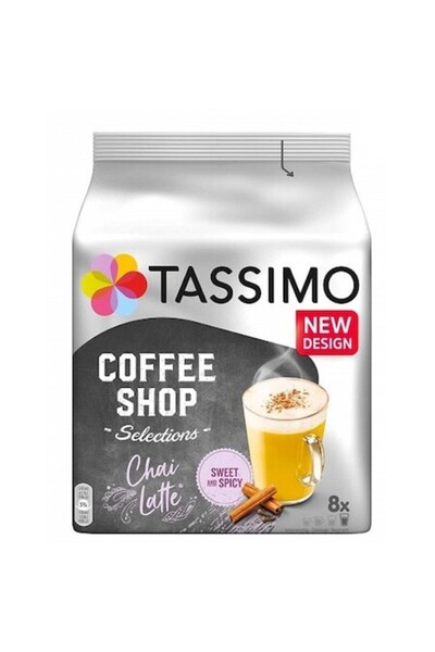 tassimo Capsule de cafenea Tassimo, Chai Latte, 8 băuturi, 188 g