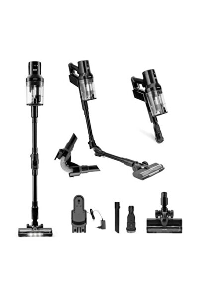 Huslog FlexiSpace Cordless Vacuum Cleaner, Portable, Bagless, 2-in-1, 160 W