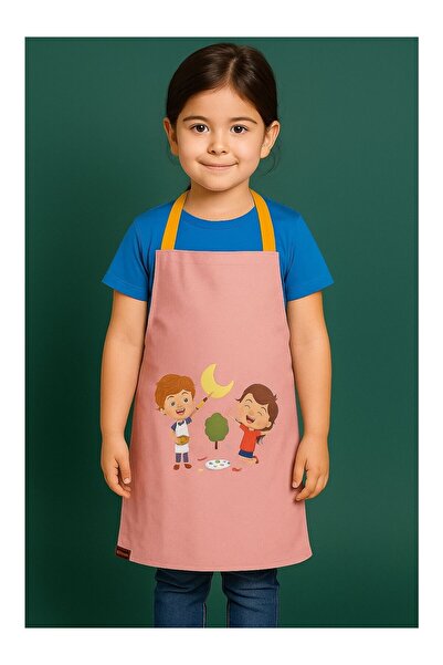 ÖNLÜK SEPETİ مريلة مطبخ للأطفال، مريلة للأنشطة للأعمار من 4 إلى 12 سنة