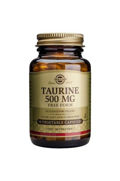 Solgar Taurine 500 mg, 50 capsules