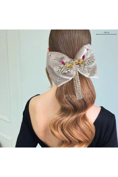 pegu baby collection CÂRLIG AUTOMAT DE DESIGN SPECIAL, SATIN GRĂU, CU PIETE M...