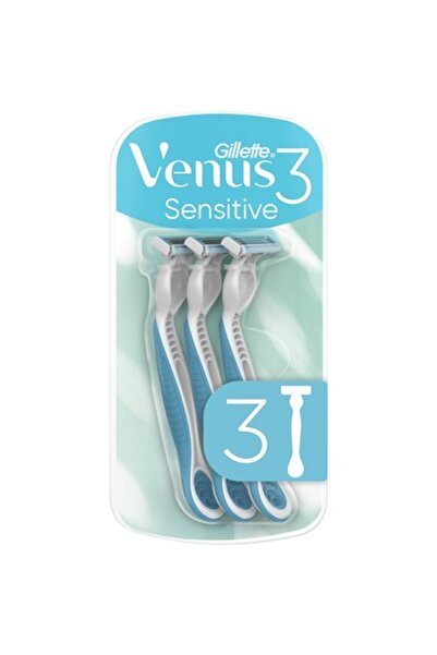 Gillette Venus Simply 3 Sensitive Disposable Razors, 3 pcs