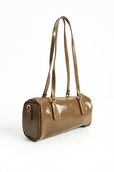 Night Lizzie Model Suede Women's Hand and Shoulder Bag