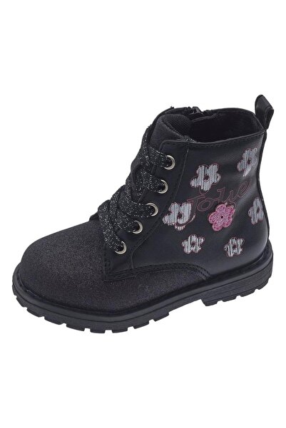 Chicco Black girls' boots, Chicco, with floral applications