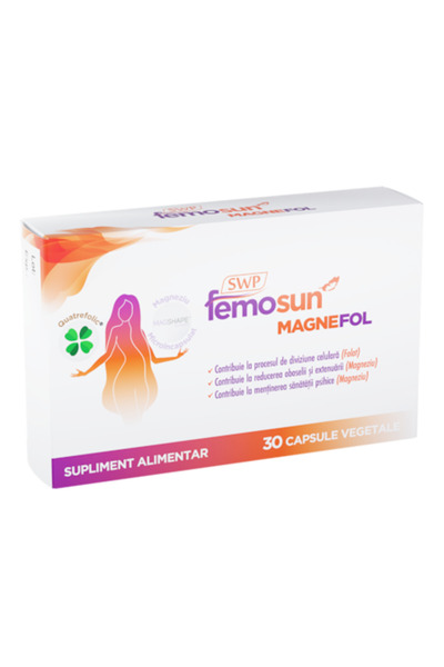 SUN WAVE PHARMA Femosun Magnefol - (pentru femei însărcinate) - 30 capsule ve...