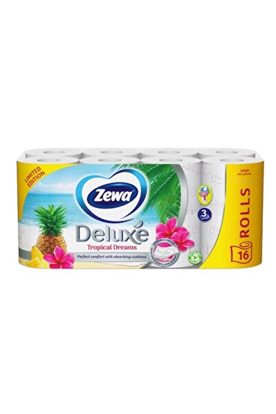Zewa Deluxe Limited Edition Toilet Paper, 3-ply, 16 rolls