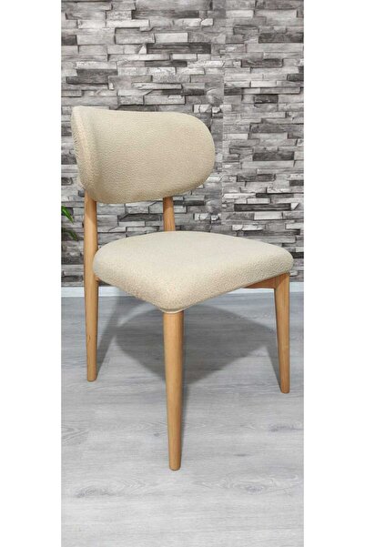 UzHome BOHEM YENİ MODEL SANDALYE KILIFI COCO KUMAŞ BEJ RENGİ