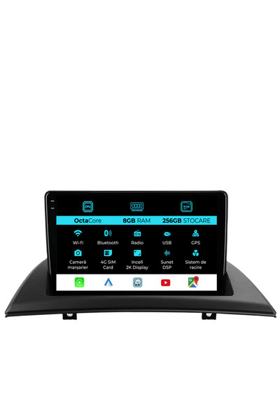 NavStore Dedicated Navigation BMW X3 E83 (2004-2012), 2K, 8Gb Ram, 256Gb Storage, Carplay