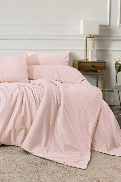 DB DANLA BALDİ Home Collection SET CUVERTE SATIN CU CĂPĂTĂ ELASTICĂ PENTRU PA...