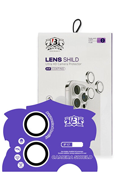 NewFace عدسة كاميرا SPTRNS لأجهزة آيفون 17 بيلفيس تيتان (224104) - فضي