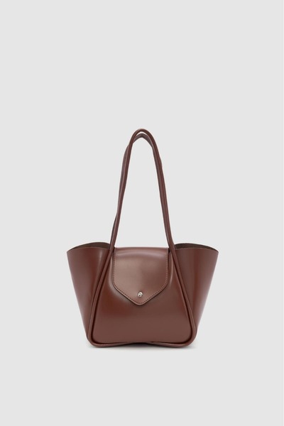 I Love Shoes Τσάντα ώμου Jolin Μαύρη ματ δερμάτινη με τσάντα μακιγιάζ