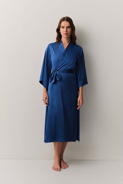 SUWEN Αιθερέλαιο μακρύ φόρεμα