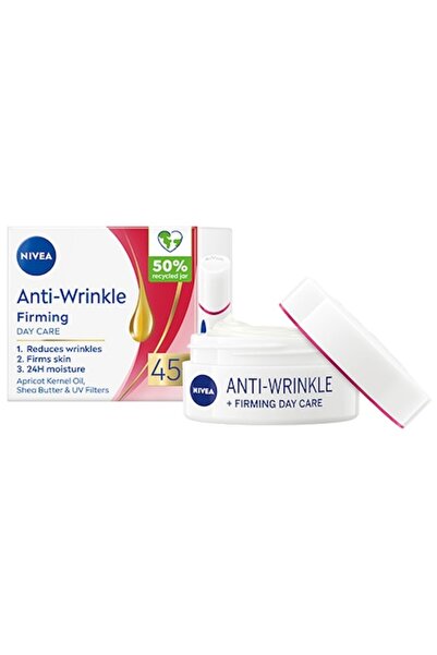 NIVEA Anti-Wrinkle + Firming Day Cream 45+, 50 ml