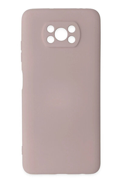 NewFace حافظة سيليكون مخملية داخلية نانو لهاتف شاومي بوكوفون إكس3 (224644) - لون بودرة