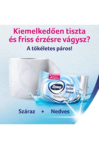 Zewa Wet Toilet Paper, Camomile, 42 pcs