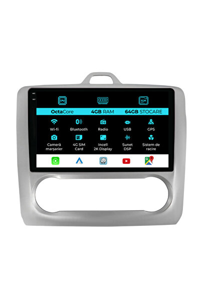 NavStore Dedicated Navigation Ford Focus (2004-2012), 2K, 4Gb Ram, 64Gb Storage, Carplay, Automatic Climate Control