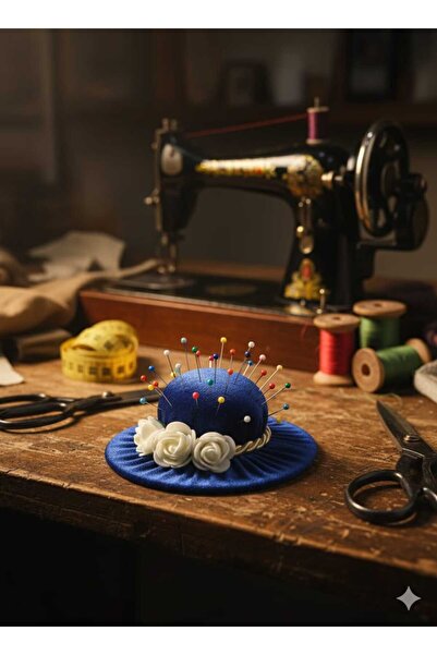 EL YAPIMI قبعة مخملية - هدية - إكسسوار (هدية إبرة)