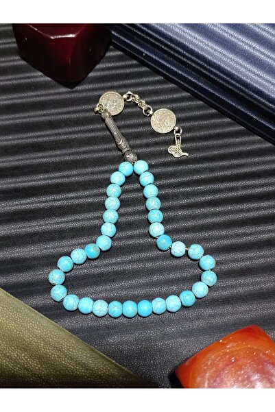 Anemore Collection سبحة من حجر الفيروز الطبيعي