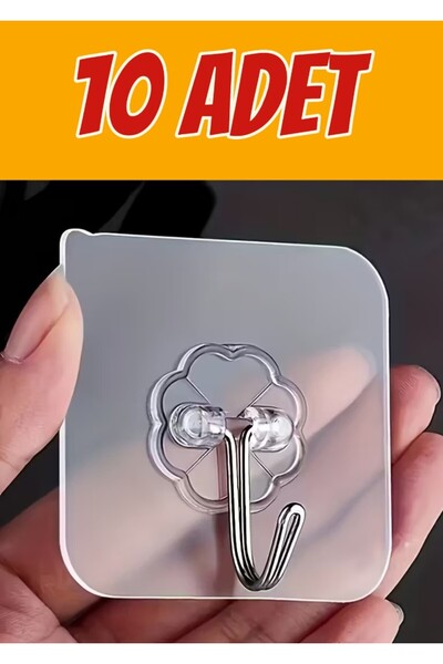 Primeaks Kendinden Ultra Güçlü Yapışkanlı Tekli Askı – Delmeden Montaj, Suya ...