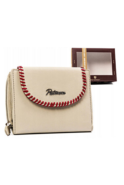 Other Women's leather wallet with snap and zipper - Peterson