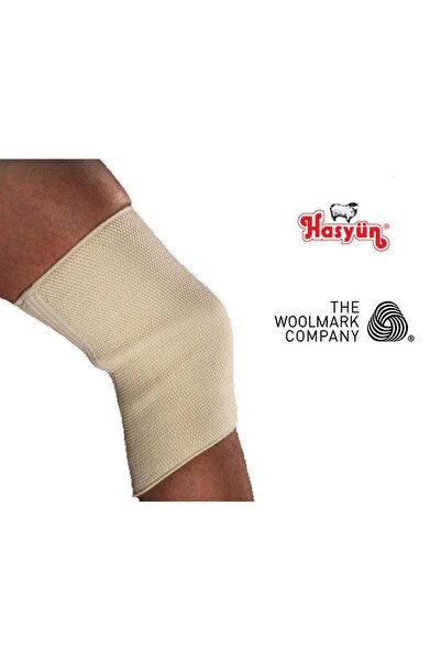 Hasyün Men's 100% Wool Super Thin Knee Warmer (Pair) 704Ee - 1 Piece