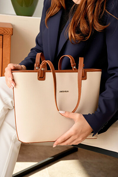 Just Polo Women's 4 Compartment Polo Lacoste Leather Shoulder & Handbag 6049