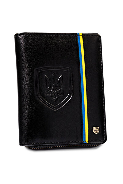 Other Portofel bărbătesc din piele cu stema și culorile Ucrainei - Peterson