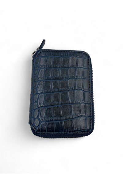 DeriDünyası Leather Crocodile Pattern Wallet