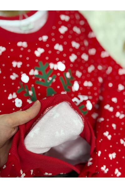 babymoon kids Crew Neck Christmas Themed Girls' Boys' Knitwear Sweater