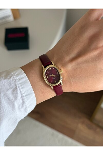 RoseandRoses Pabel Minimal Leather Strap Women's Wristwatch