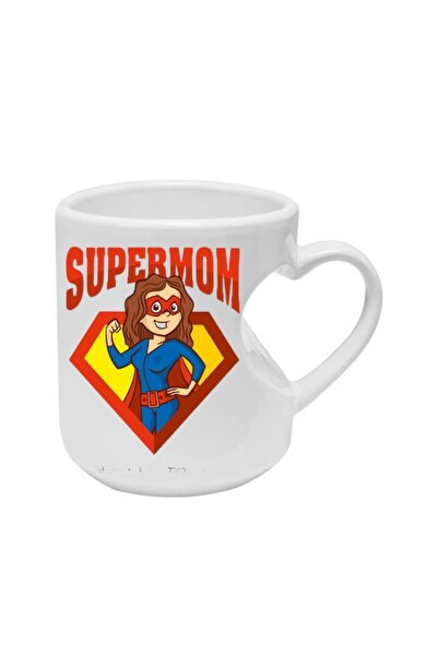MARİ Personalized mug "supermom", white, 330 ml