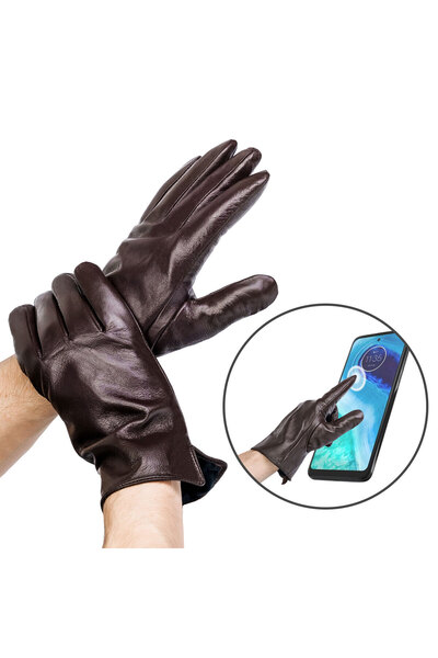 Other Men's gloves R-RMS-01-B-S BROWN