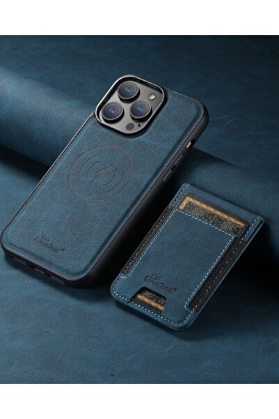 KILIF HOUSE Iphone 16 Pro Uyumlu Lens Hediyeli Standlı Cüzdanlı Magsafe Deste...