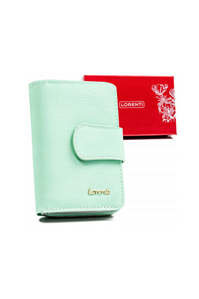 Other Women's leather wallet in vertical orientation with snap closure - Lorenti