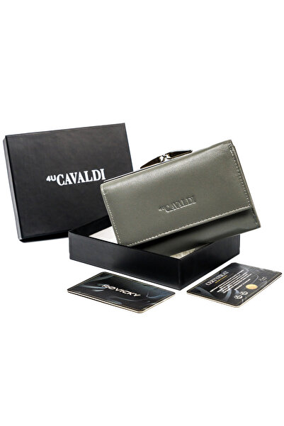 Other Women's Leather Wallet RD-18-GCL-6344 Gray