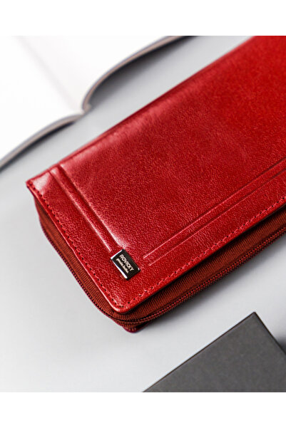 Other Large women's leather wallet with zipper - Rovicky