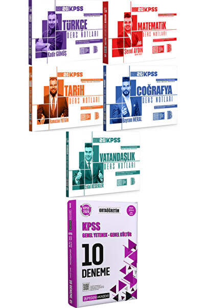 Benim Hocam Yayınları 2026 KPSS Türkçe Matematik Tarih Coğrafya Vatandaşlık D...