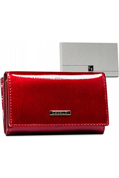Other Women's wallet made of patent leather with a snap and zipper - 4U Cavaldi
