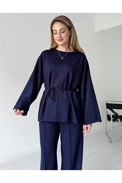 Tarzımızbir طقم ملابس إسلامية من قماش المودال مع حمالة صدر وسروال