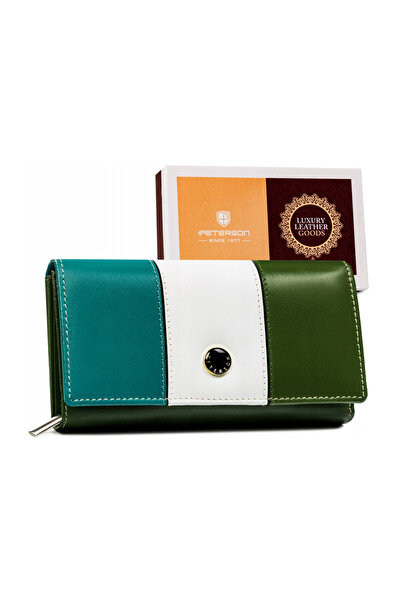 Other Women's leather wallet with snap closure - Peterson