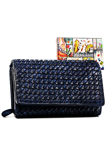 Other Women's leather wallet R-N19-ZPT-7316 D.Blue