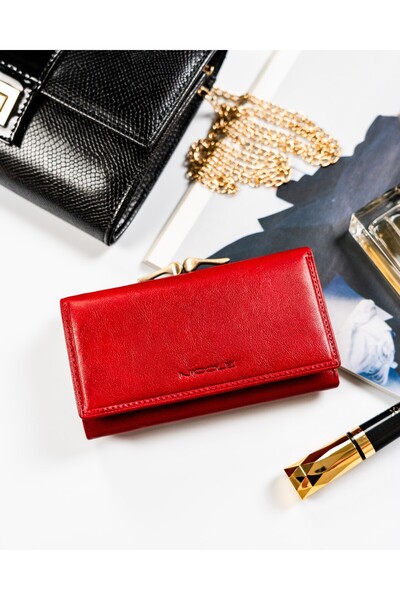 Other Women's leather wallet F17499 RED
