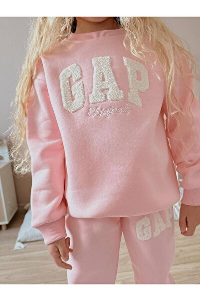 MİLAYS LİFE HOME COLLECTİON Girl's 3-Thread 100% Cotton Thick Combed Cotton Colorful Winter Tracksuit Set